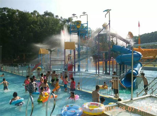 ভালো দাম Aqua Park Playground Water Slide Family Fiberglass Big Splash Slide Anti Corrosion অনলাইন