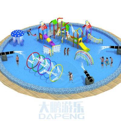 ভালো দাম Family Splash Zone Waterpark Children Commercial Water Play Equipment 20m Dia অনলাইন