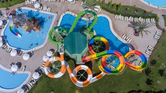 ভালো দাম Amusement Theme Park Rides Big Play Equipment Above Ground Pool Slide Kids অনলাইন