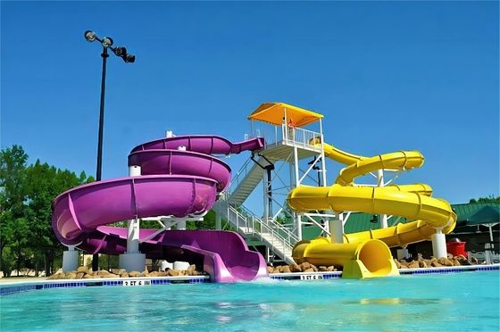 ভালো দাম OEM Outdoor Children Play Park Amusement Pool Guangzhou Fiberglass Water Slide for Kids অনলাইন