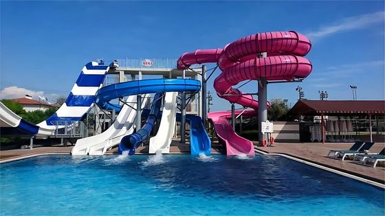ভালো দাম OEM Customized Aqua Water Park Private Pool Tube Fiberglass Slides অনলাইন