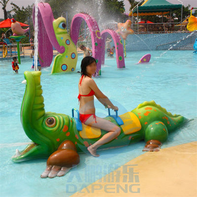 ভালো দাম FRP Crocodile Spray Animals Water Spray Games With Seat In The Water Park অনলাইন