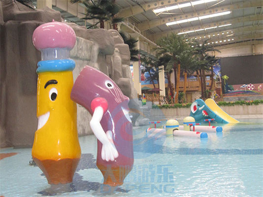 ভালো দাম Aqua Park Spray Pencil Shape Fountains For Children Splash Zone অনলাইন