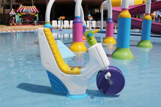 ভালো দাম Children Water Park Play Game Fiberglass Water Spray Motorcycle For Splash Park অনলাইন