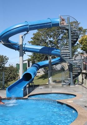 ভালো দাম Water Park Playground Outdoor Swim Pool Equip Game Amusement Water Slide Tube for Kid অনলাইন