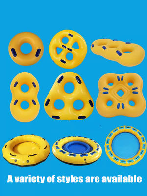 ভালো দাম Aqua Theme Park Slide Swim Ring Inflatable With Handle For Water Game Play অনলাইন