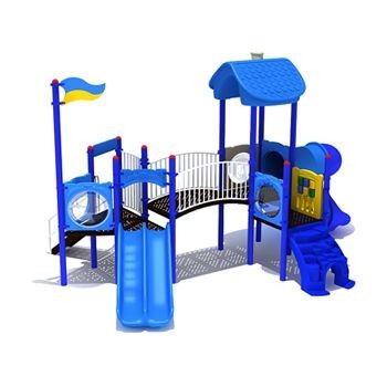 ভালো দাম OEM Outdoor Water Playground Plastic Slide Playhouse For Kids Play অনলাইন