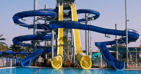 ভালো দাম OEM Adults Fiberglass Big Water Slides for Commercial Water Amusement Park অনলাইন