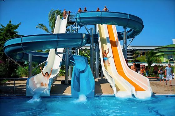 ভালো দাম ODM Outdoor Water Play Equipment Swimming Pool Slide In Ground অনলাইন