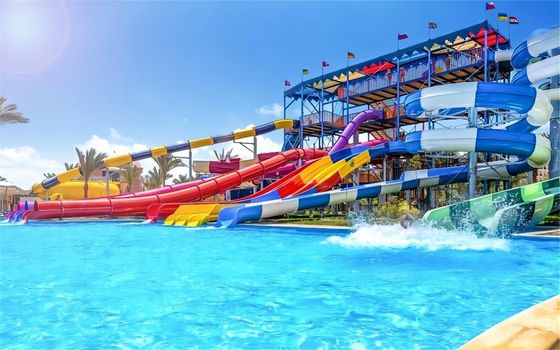 ভালো দাম Attraction Kid Water Park Slide 5m Width For Swimming Pool অনলাইন