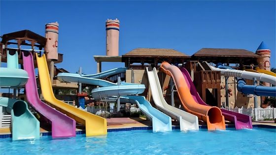 ODM 12mm Thickness Fiberglass Slide Water Amusement Park Products