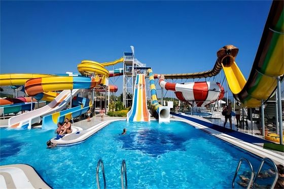 ভালো দাম OEM Kids Outside Amusement Swimming Pool Ride Fiberglass Water Slide অনলাইন
