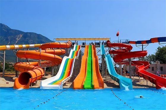 ভালো দাম OEM Water Amusement Park Swimming Pool Accessories Fiberglass Slide for Kids অনলাইন