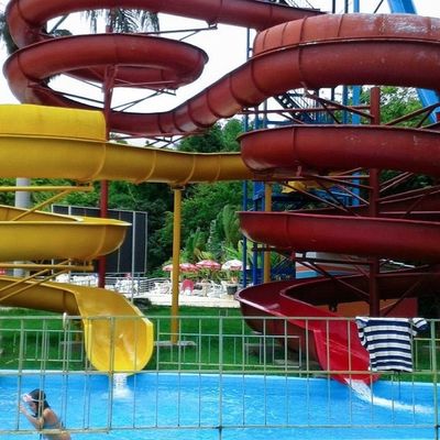 Kids Indoor Playground Water Play Amusement Machine Children Fiberglass Water Slide