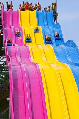 সুইমিং পুল ফাইবার গ্লাস ওয়াটার স্লাইড বিনোদন উচ্চ গতির পরিবার জন্য ওয়াটার পার্ক জল গেম