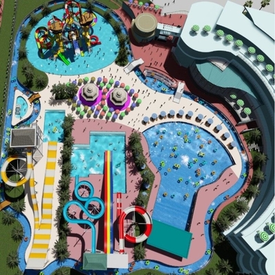 ভালো দাম Outdoor Fiberglass Water Park Slide for Kids and Adults অনলাইন