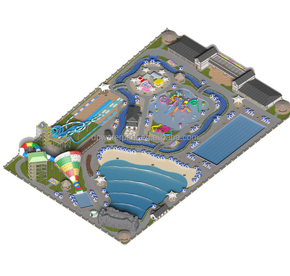 ভালো দাম 20000 SQM Aqua Park Design Master Plan Custom Water Theme Park Design for Resorts অনলাইন