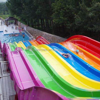 ভালো দাম Commercial Large Water Park Equipment Lake Water Slide With Hot Dipped Galvanized Steel Structures And Roofs অনলাইন