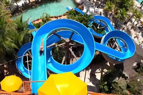 ভালো দাম Summer Hot Selling Large-Scale Water Park Slide Fiberglass Spiral with Design Service Water Play Equlpment One-year Warranty অনলাইন