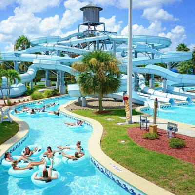 ভালো দাম Customizable Color Fiberglass Water Park Slide Ending with Pool for Kids and Adults অনলাইন