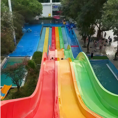 ভালো দাম Water Park Slide Fiberglass Swimming Pool Outdoor Playground Equipment For Home Commercial Over 10 Years Old অনলাইন