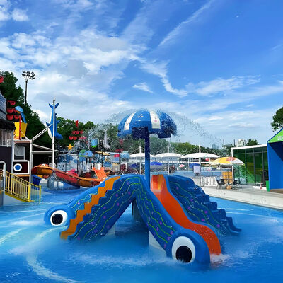 ভালো দাম Water Play Skits Fountain Commercial Water Park Children'S Pool Fiberglass Metal Construction Galvanized Steel With 1-Year Warranty অনলাইন