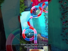 শিশুদের খেলার মাঠের সরঞ্জাম, সুইমিং পুল ফাইবারগ্লাস জলজ গেমস রাইড কিডস ওয়াটার স্লাইড